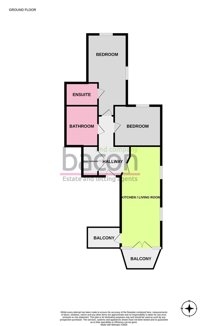 Floor Plan | Apartment | St. Botolphs Road, Worthing | For Sale